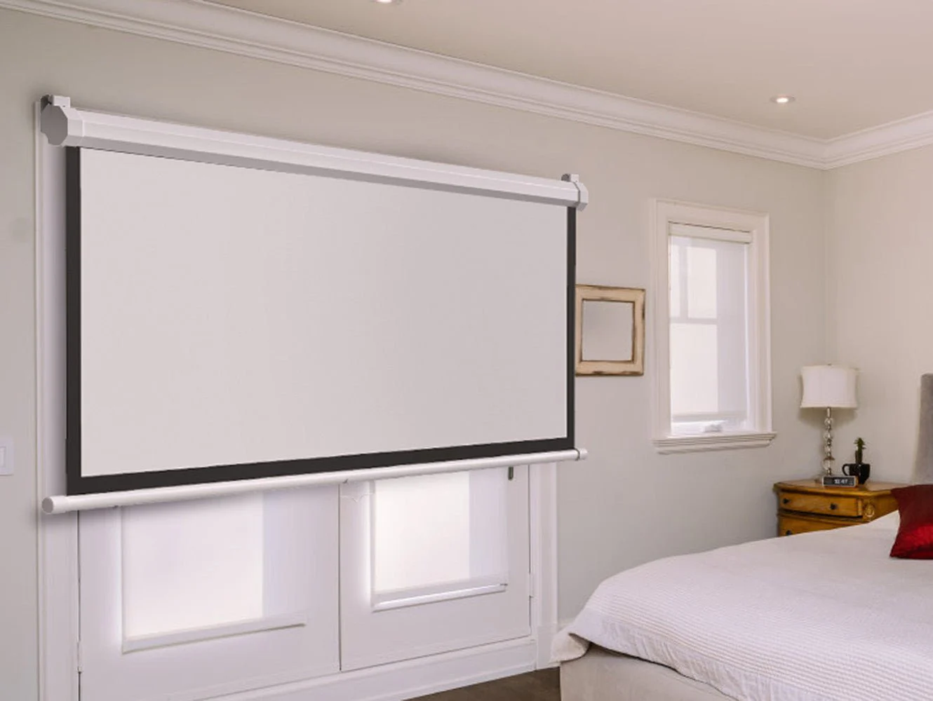 Crony Projection Wall  Screen 100 Inch 4:3 Anti-Light With  projector screen by manual Screen - Image 7
