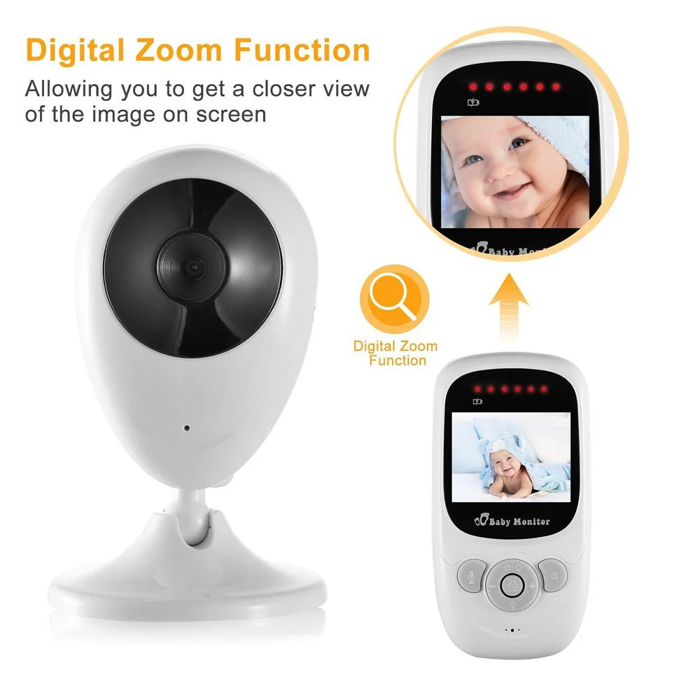 CRONY 2.4inch TFT LCD Baby Monitor Wireless Video Baby Monitor Camera - Image 10