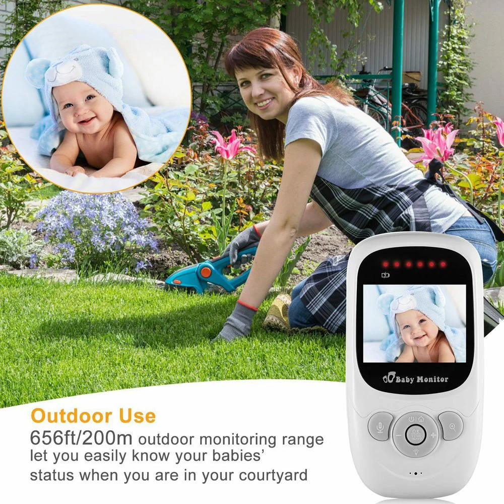 CRONY 2.4inch TFT LCD Baby Monitor Wireless Video Baby Monitor Camera - Image 3
