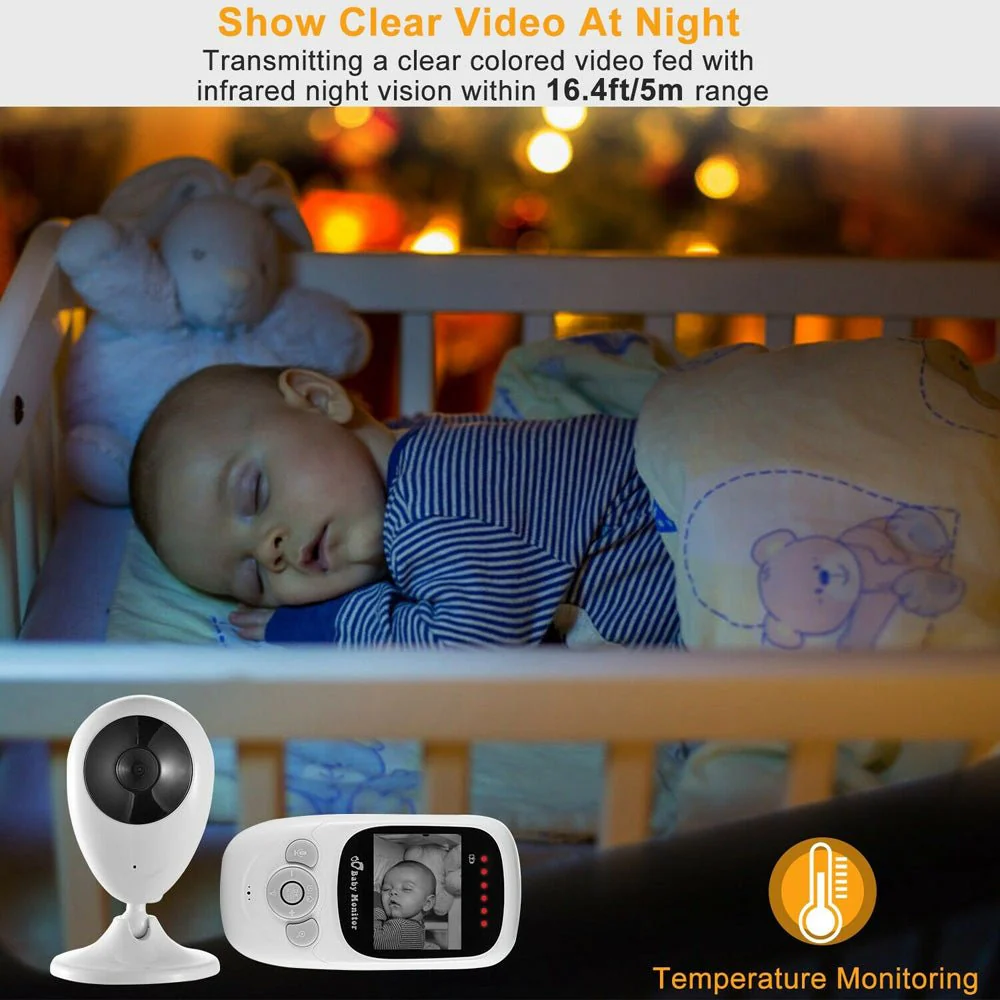 CRONY 2.4inch TFT LCD Baby Monitor Wireless Video Baby Monitor Camera - Image 4