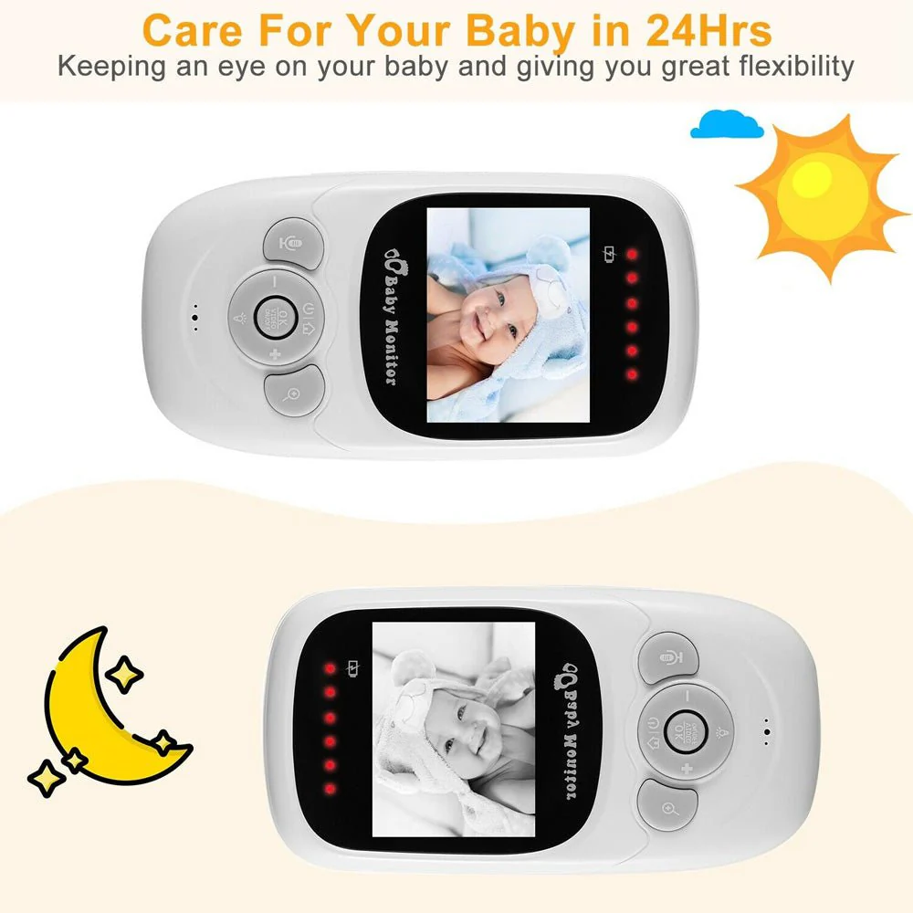 CRONY 2.4inch TFT LCD Baby Monitor Wireless Video Baby Monitor Camera - Image 5