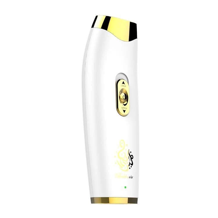 B11 upright hand-held Bukhoor  Aromatherapy Portable Arabic Electric Bakhoor Incense Burner | White+Golden - Image 11