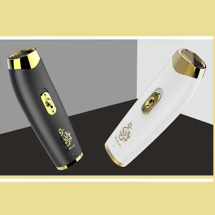B11 upright hand-held Bukhoor  Aromatherapy Portable Arabic Electric Bakhoor Incense Burner | White+Golden - Image 7