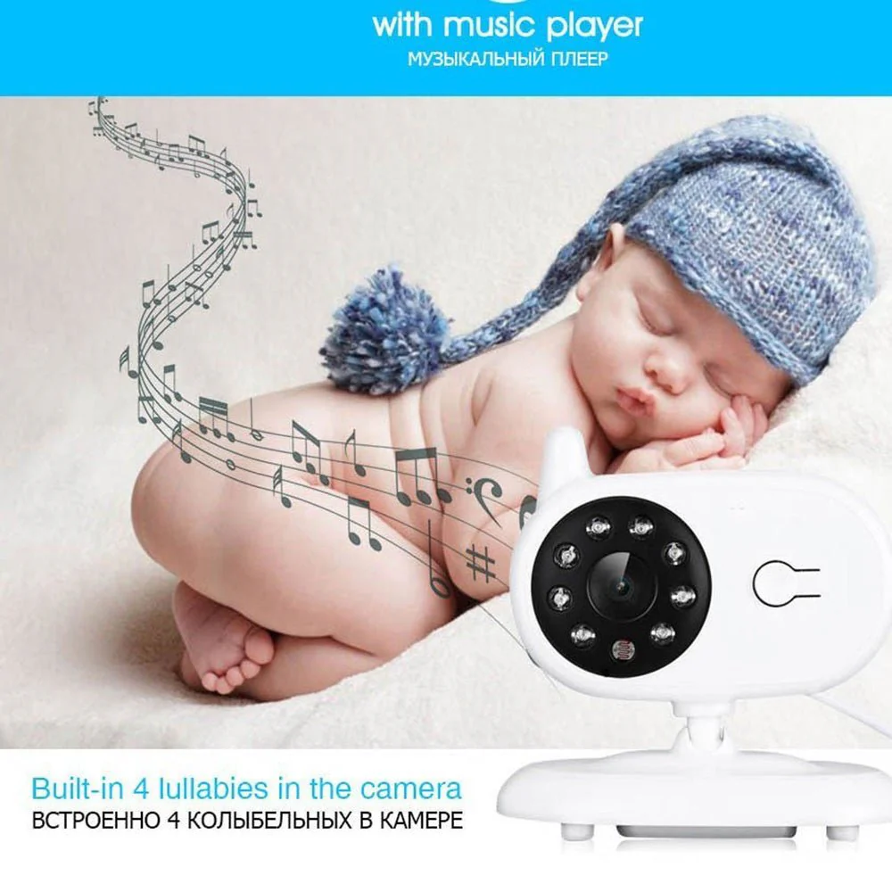 3.5inch TFT LCD Baby Monitor Wireless TFT LCD Video with Night Vision - Image 4
