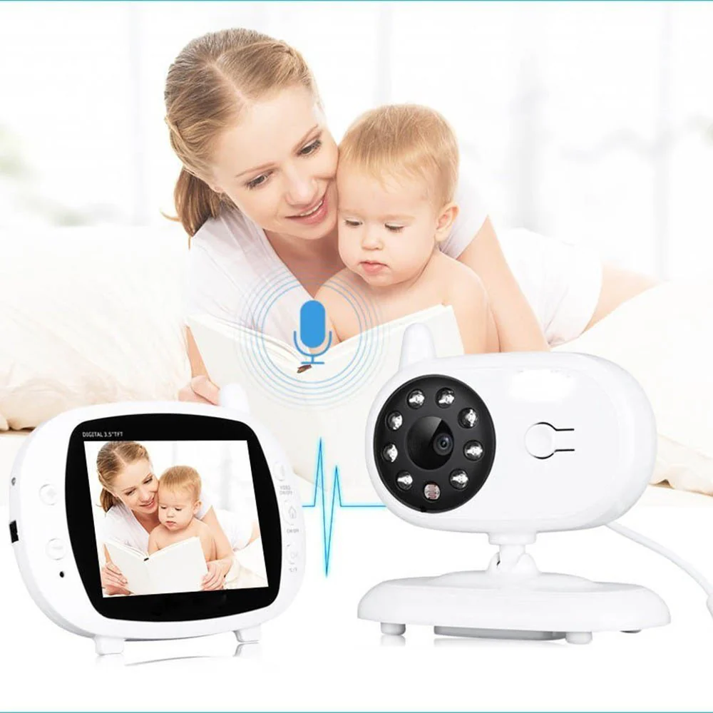 3.5inch TFT LCD Baby Monitor Wireless TFT LCD Video with Night Vision - Image 7