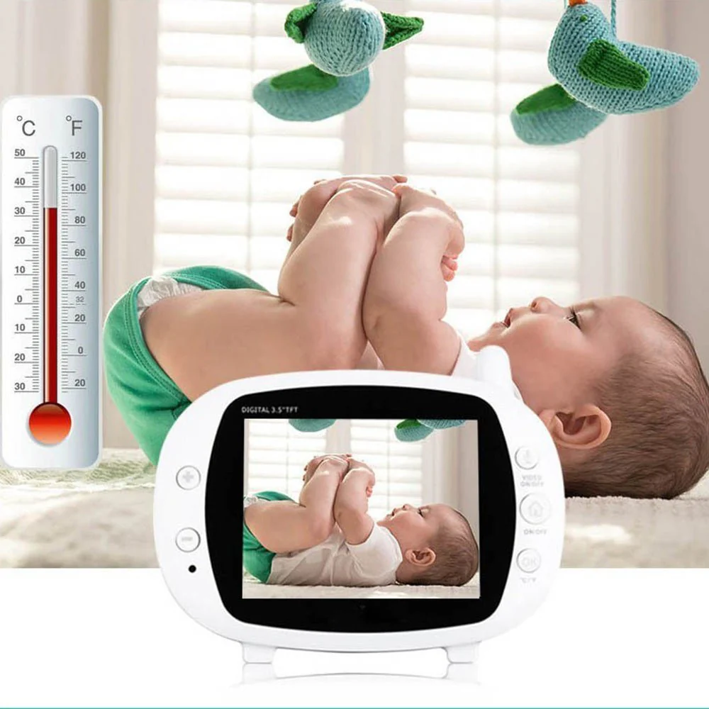 3.5inch TFT LCD Baby Monitor Wireless TFT LCD Video with Night Vision - Image 8
