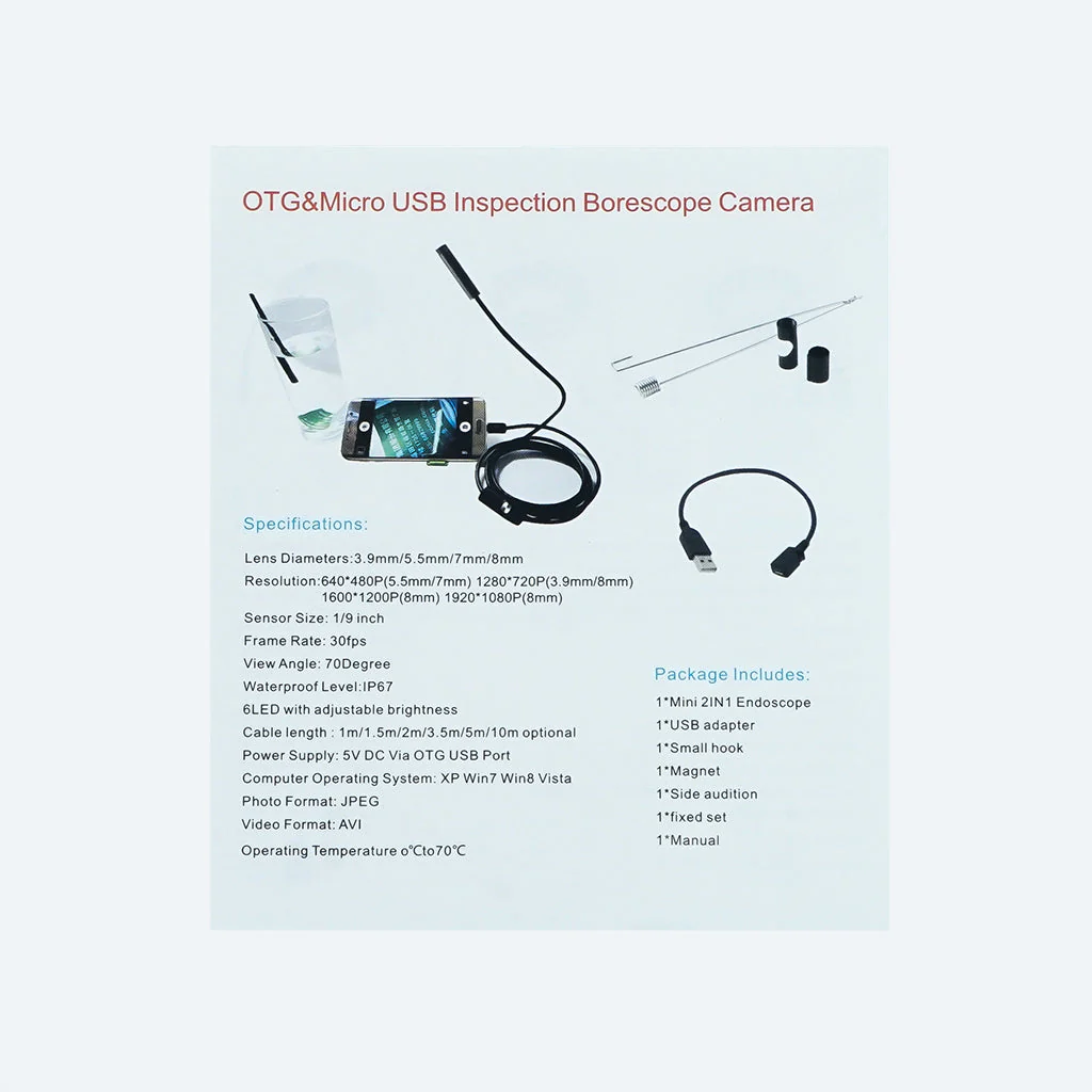 CRONY 3in1 Type-C 10M An endoscopic Camara - Image 7