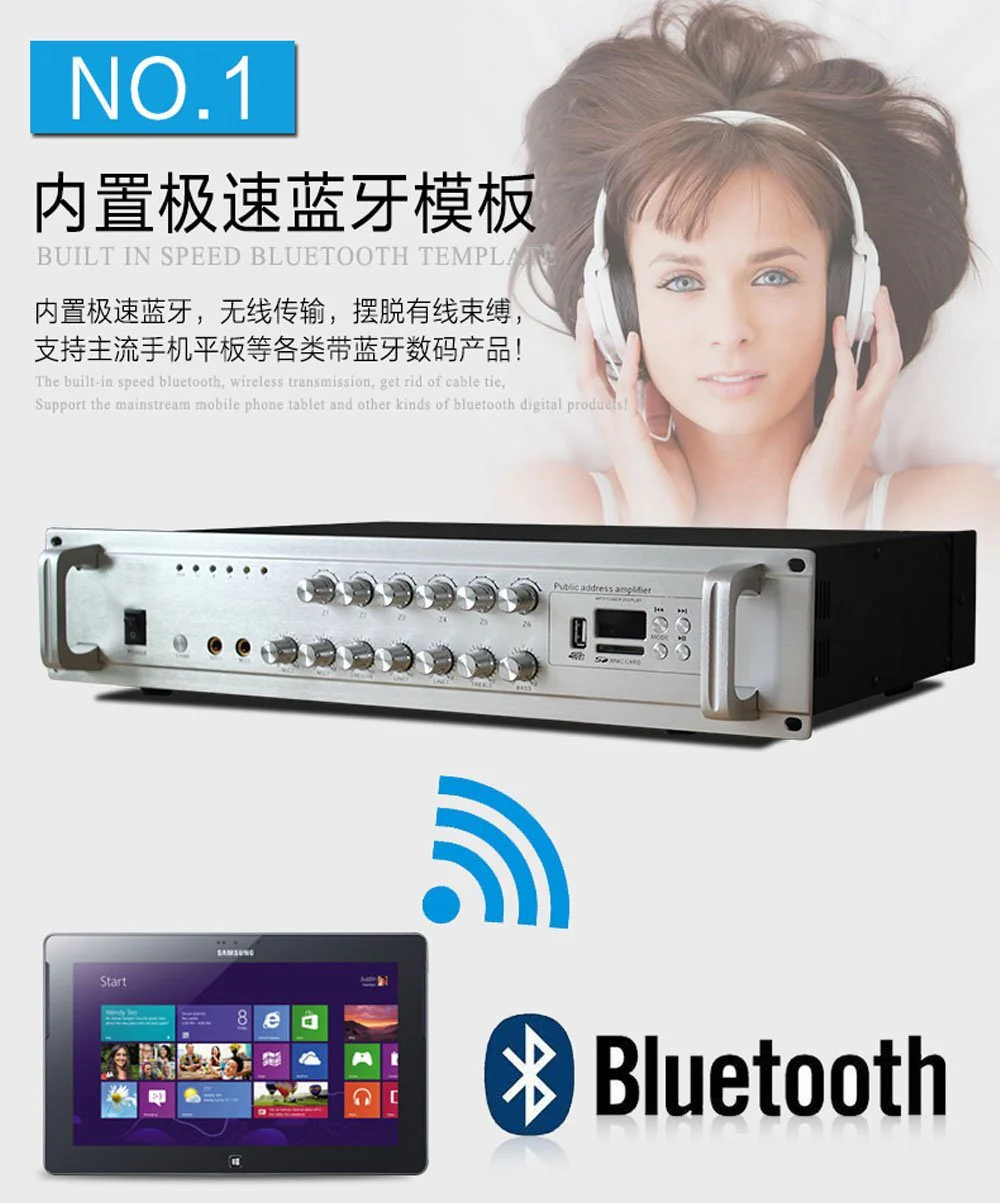 CRONY USB-60W Public Address System  Broadcast Amplifier Host - Image 12