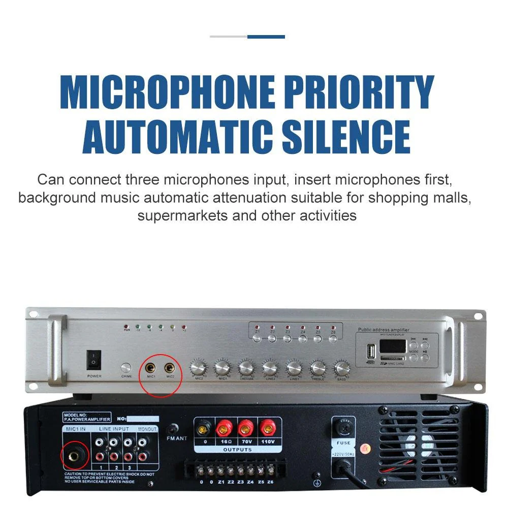 CRONY USB-60W Public Address System  Broadcast Amplifier Host - Image 6