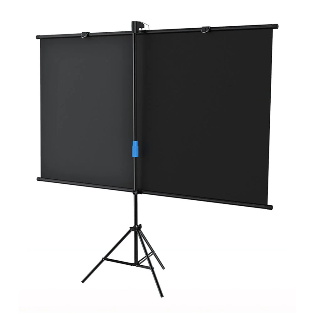 CRONY 72“projector screen with stand Portable Foldable Projection Movie Screen Fabric - Image 15