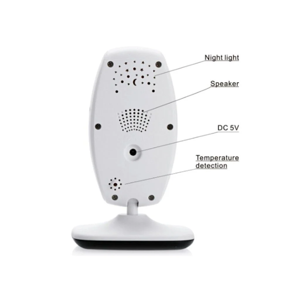 7inch TFT LCD Baby Monitor Infrared Night Vision IR LED Temperature Detection Two Way Talk Baby Camera - Image 5