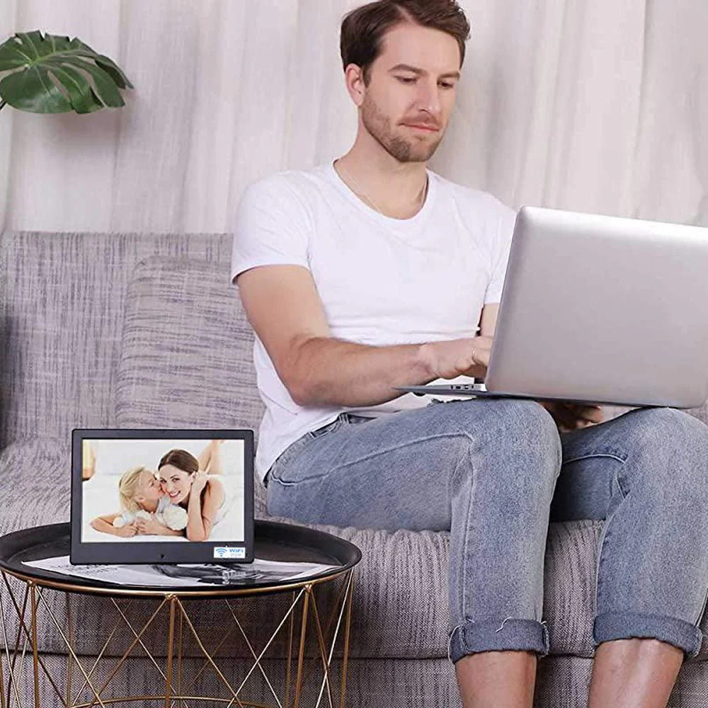 CRONY 8inch Photo Frame Digital Picture Frame Digital Photo HD Video Frame And USB Card Playback Infrared Remote Control - Image 4