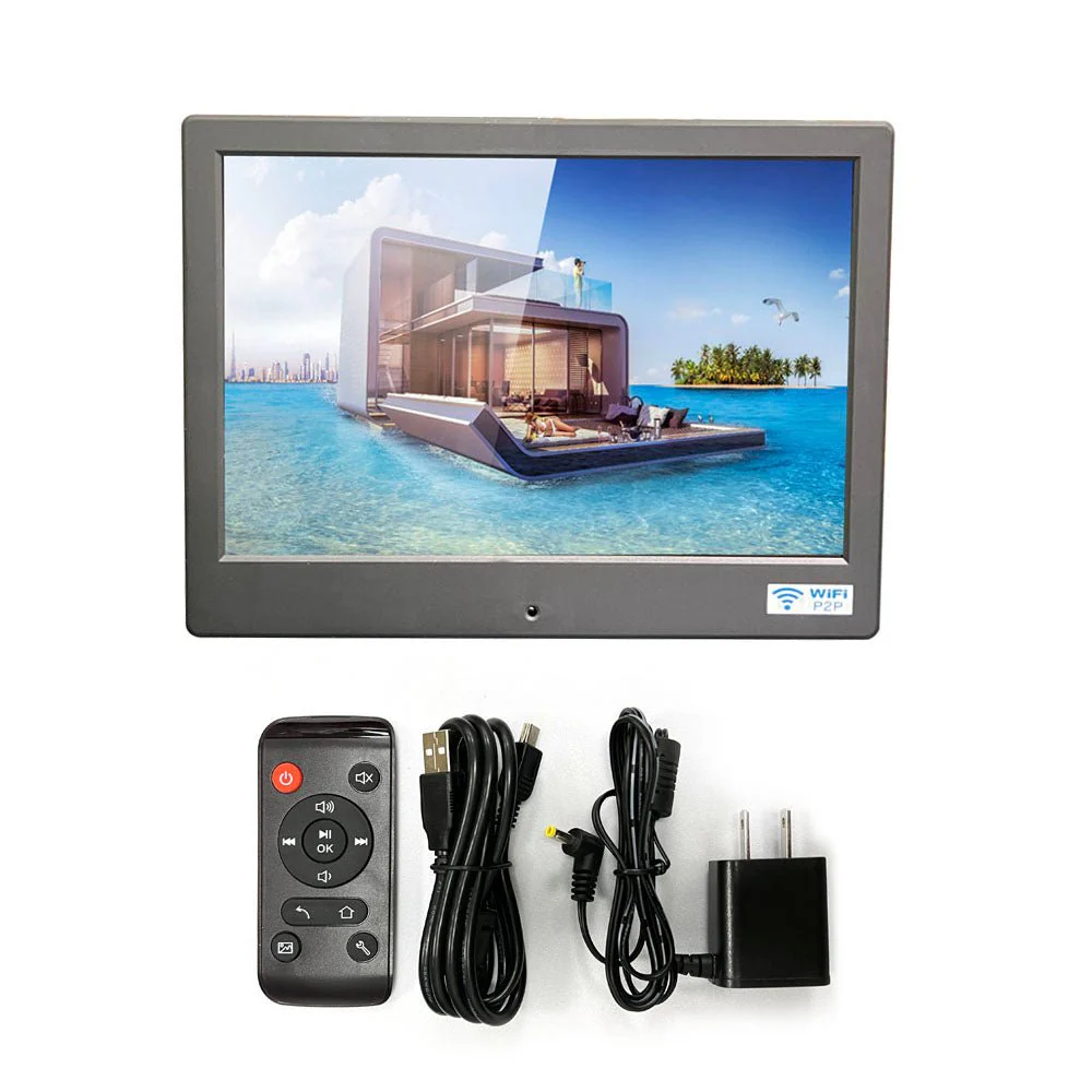 CRONY 8inch Photo Frame Digital Picture Frame Digital Photo HD Video Frame And USB Card Playback Infrared Remote Control - Image 5