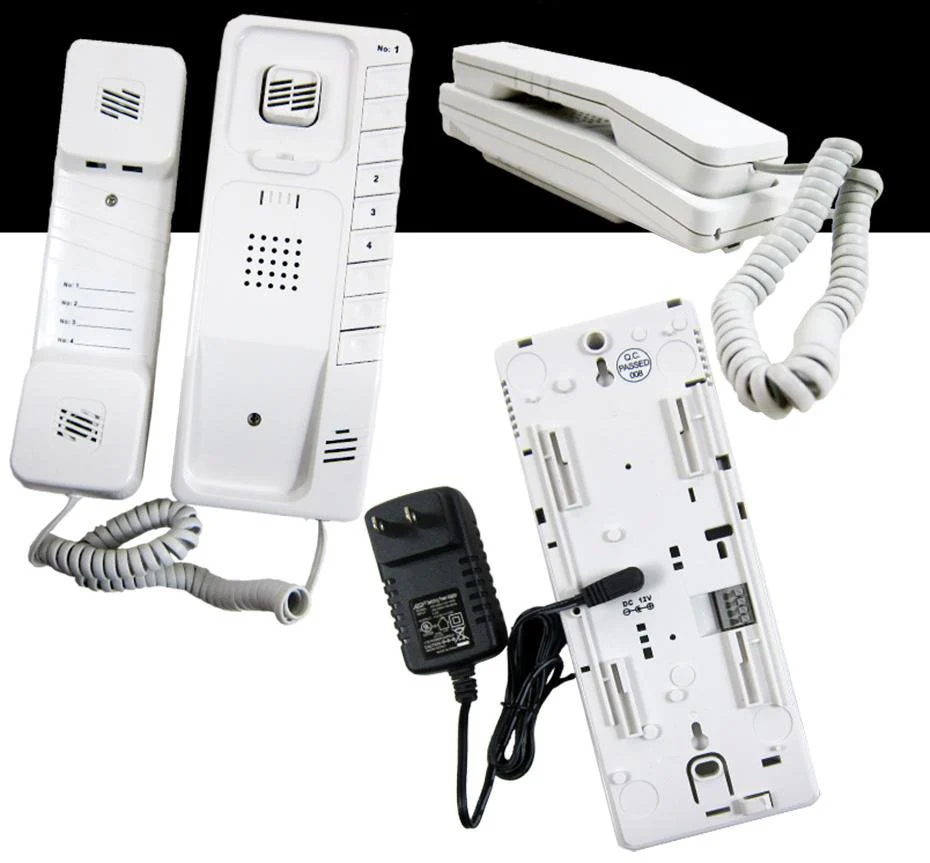 Crony 4-Way Intercom Audio Doorphone Loudly Clear Voice Doorbell Kit Easy to Install -RL-0004 - Image 3