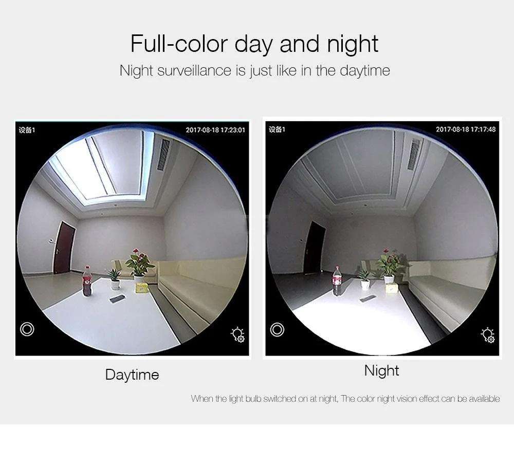 CRONY B13-I-V2 Wi-Fi Globe Panoramic 960p Wireless Panoramic Ip 3d Vr Camera Wifi Bulb Light Fisheye Surveillance - Image 13