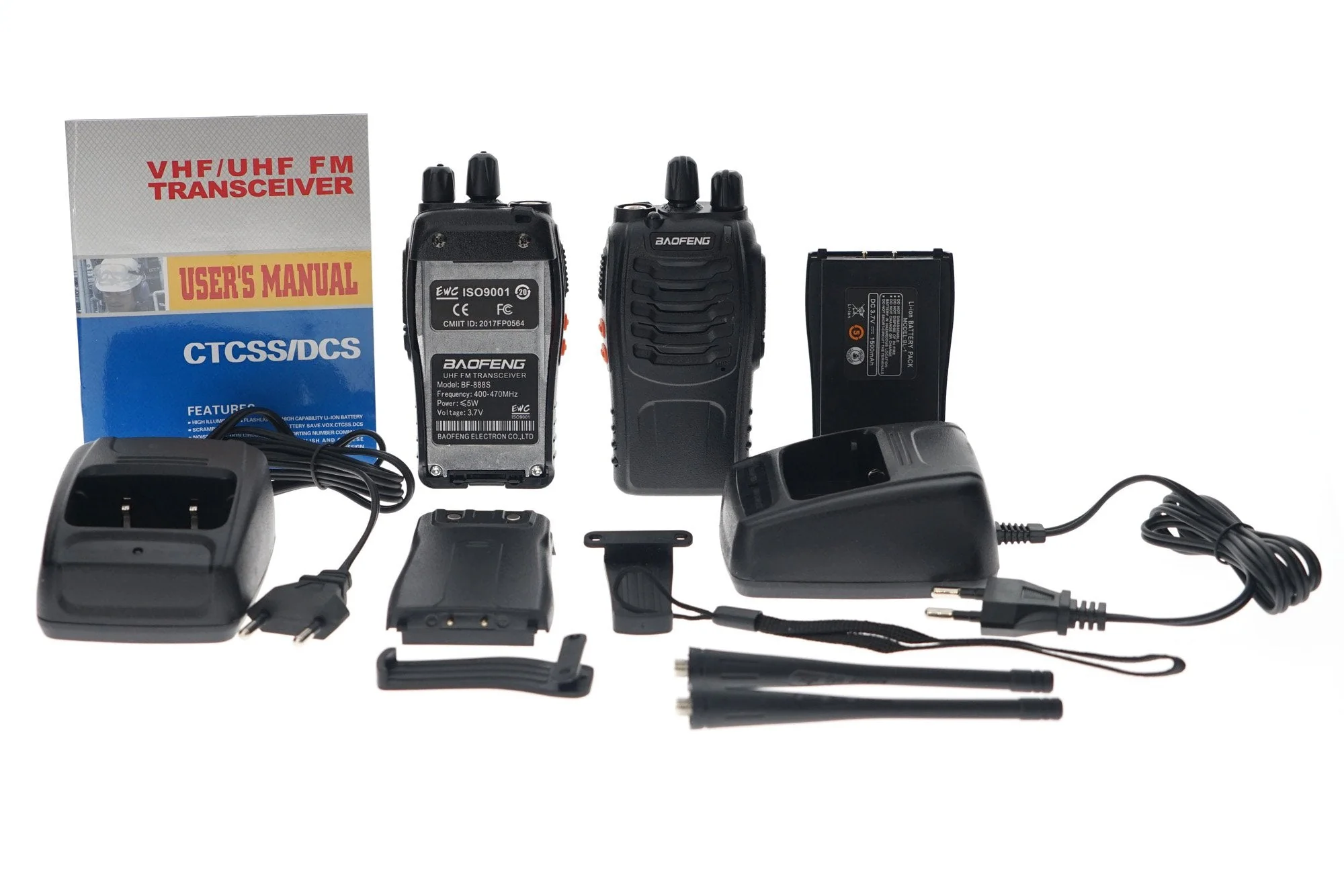 Baofeng 5W BF-888S  2 Pcs Walkie Talkies  Dual-frequency 2-4 KM - Image 3