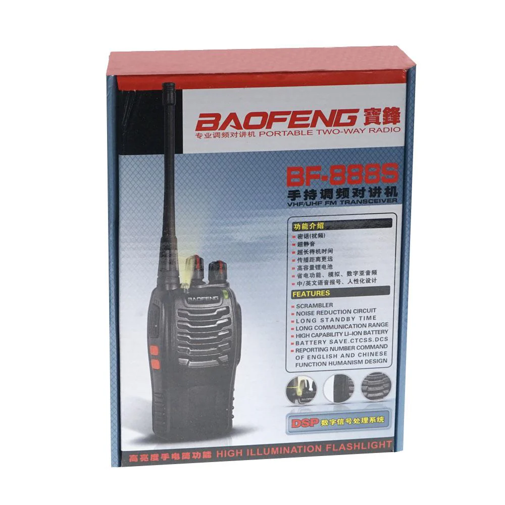 Baofeng 5W BF-888S  2 Pcs Walkie Talkies  Dual-frequency 2-4 KM - Image 5