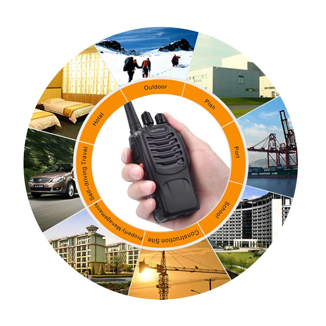 Baofeng 5W BF-888S  2 Pcs Walkie Talkies  Dual-frequency 2-4 KM - Image 7