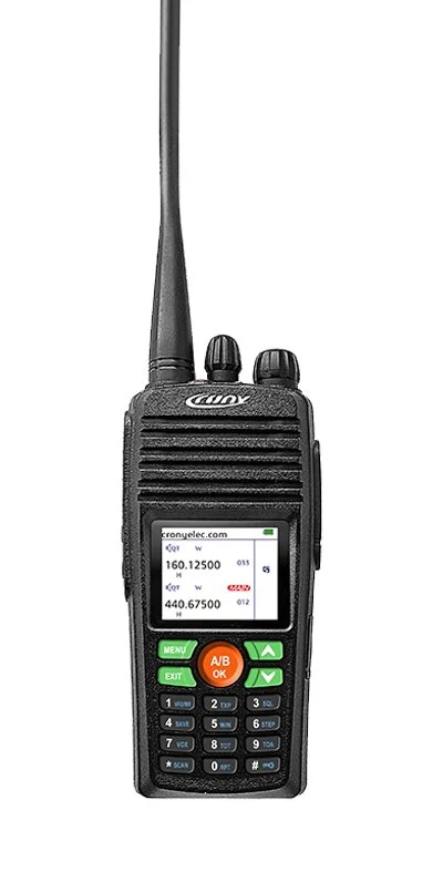 CRONY 10W DT-8188 UHF Double Segment Color screen Professional Walkie Talkies 8-15 KM