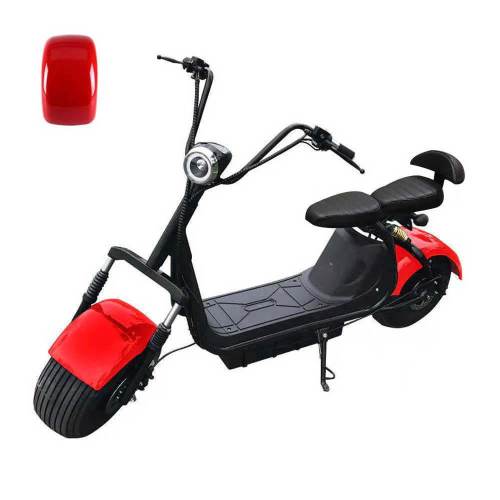 CRONY Big Harley BTSpeaker tyre Double Seat 2 wheel Electric motorcycle | Yellow - Image 2
