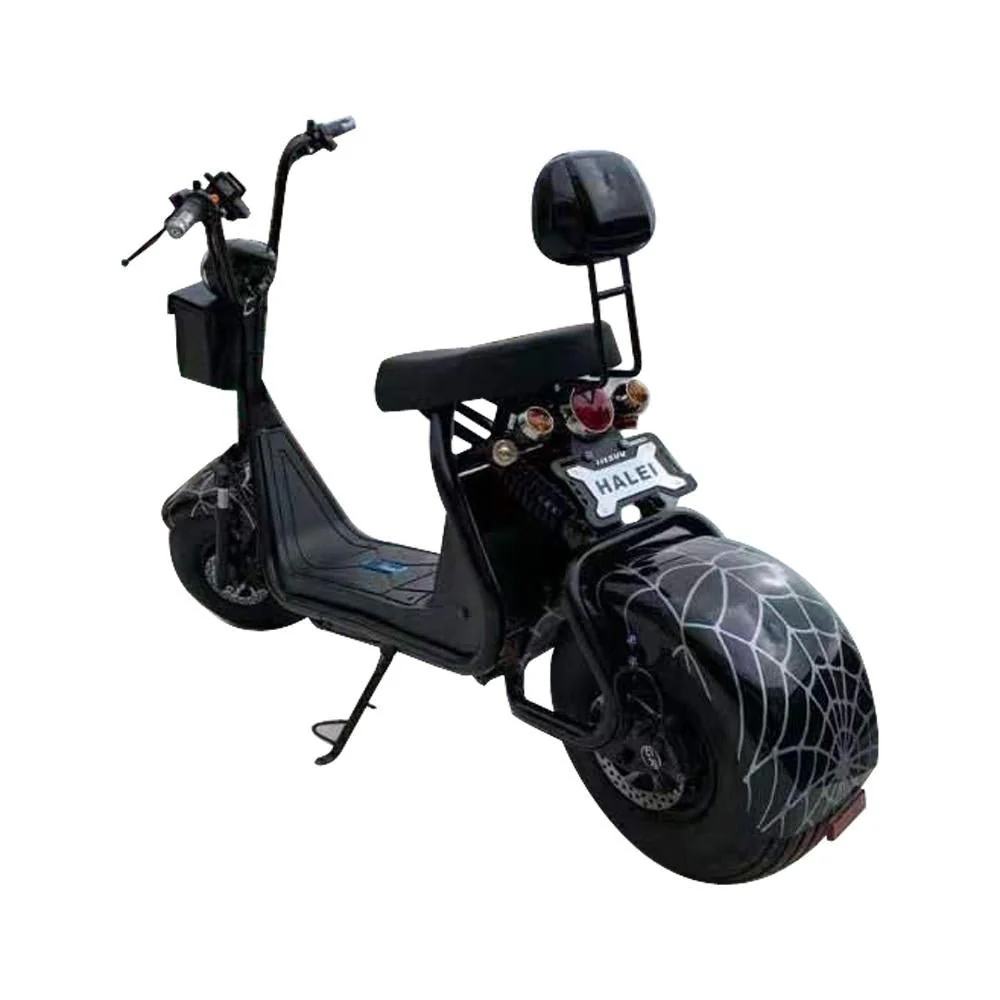CRONY Big Harley BTSpeaker tyre Double Seat 2 wheel Electric motorcycle | Yellow - Image 4