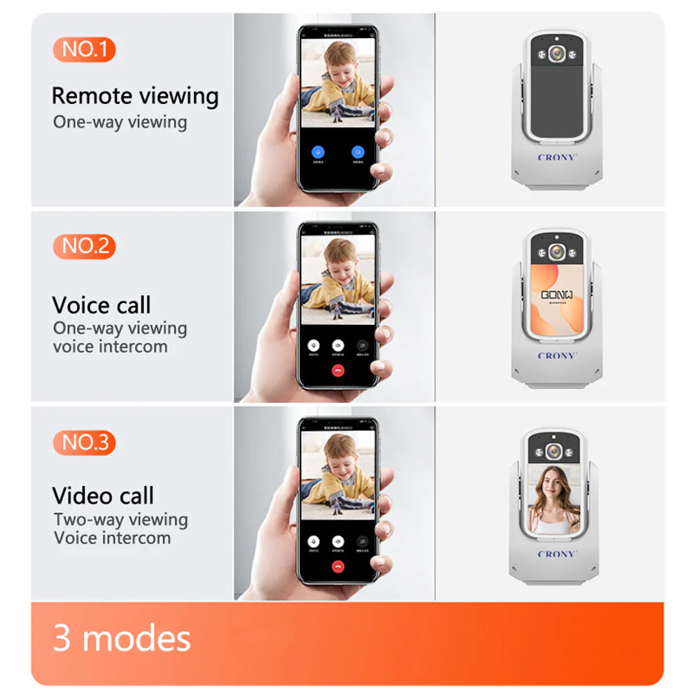 CRONY C20 1080P Video Calling WIFI HD Camera Video Calling 2 Way Audio 1080P HD Security WiFi Camera - Image 7