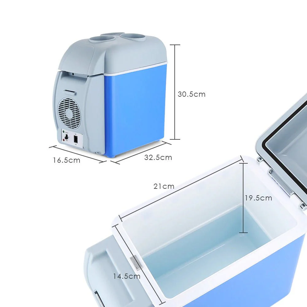 Car Icebox 7.5L Dual Function Mini Car Refrigerator Food and Beverage Cooler and Warmer - Image 10