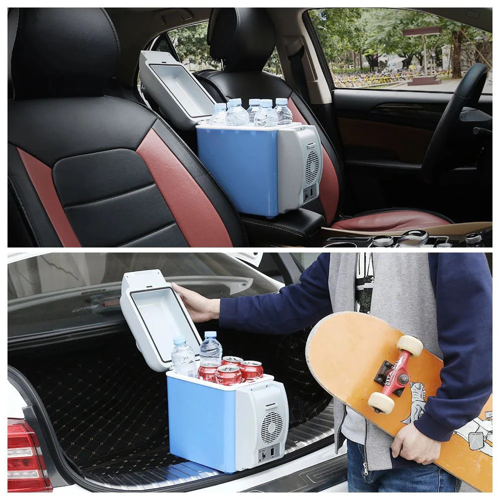 Car Icebox 7.5L Dual Function Mini Car Refrigerator Food and Beverage Cooler and Warmer - Image 5