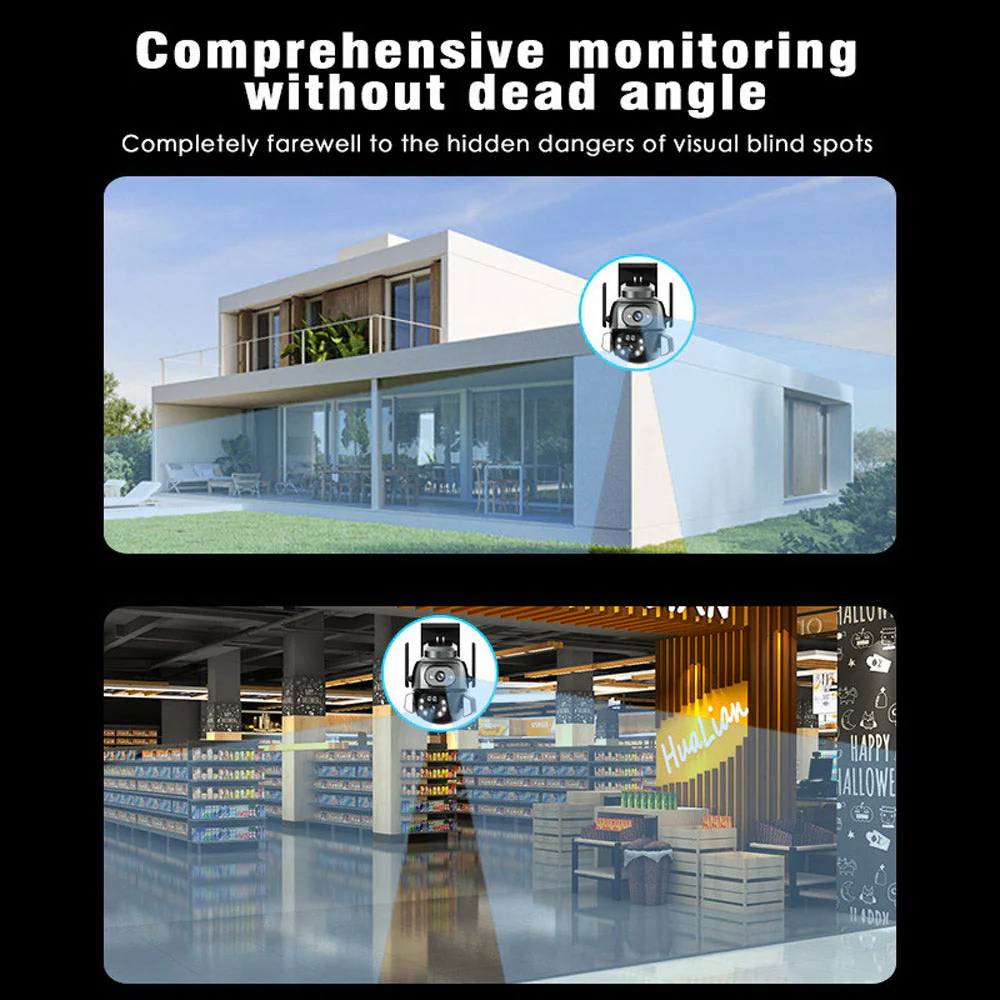 CG-Q821A WIFI-4MP carecamPro APP Dual gun-ball linkage Camer - Image 10