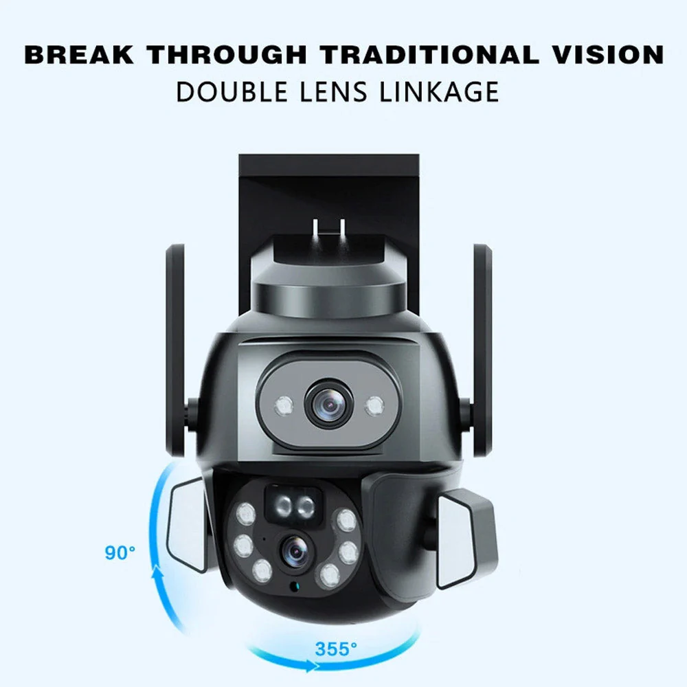 CG-Q821A WIFI-4MP carecamPro APP Dual gun-ball linkage Camer - Image 3