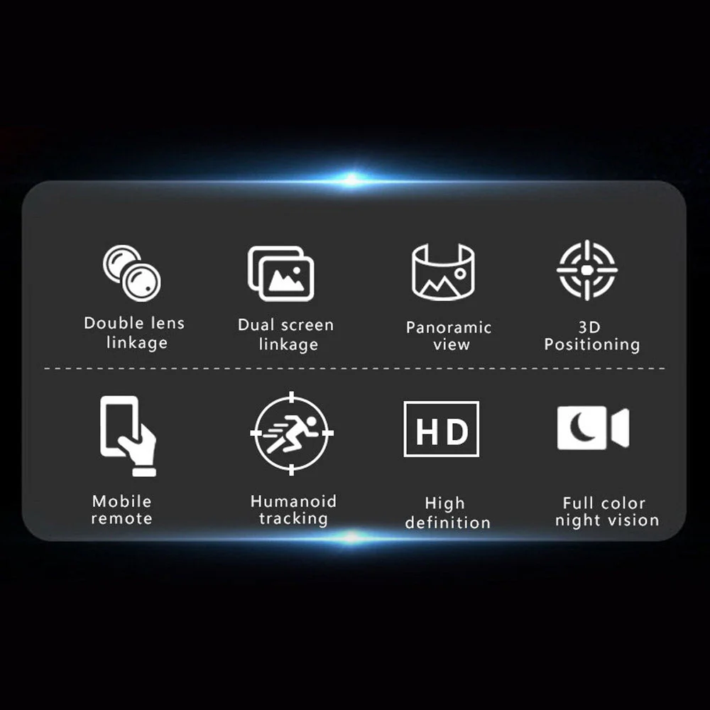 CG-Q821A WIFI-4MP carecamPro APP Dual gun-ball linkage Camer - Image 8