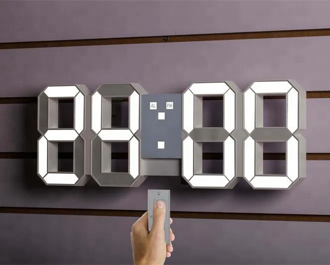 CRONY ET524S Electronic LED Digital Clock, Automatically Adjust the LED Brightness in Night - Image 3