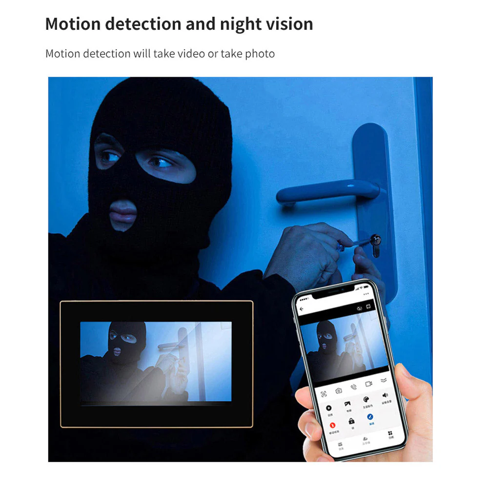 CRONY 10-inch HD IP Video doorphone touch indoor monitor wifi video door phone intercom system - Image 6