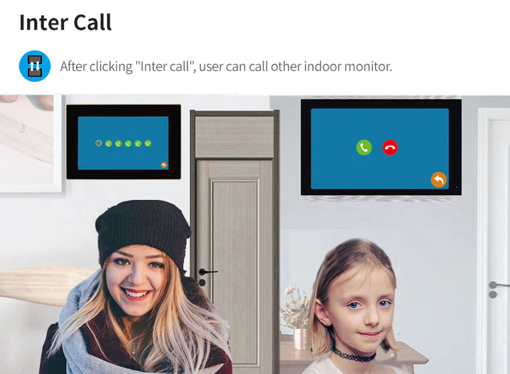 CRONY 10-inch HD IP Video doorphone touch indoor monitor wifi video door phone intercom system - Image 7