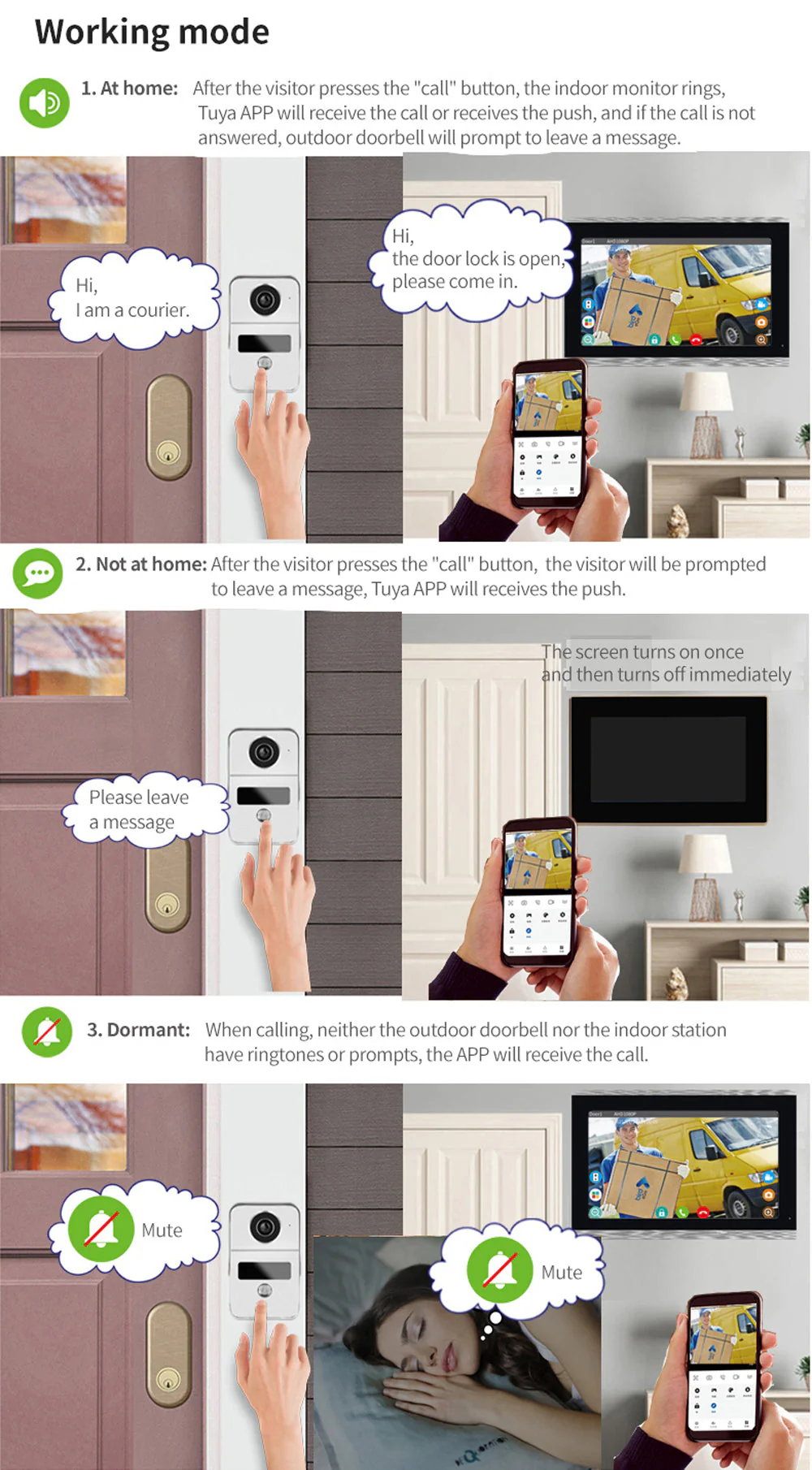 CRONY 10-inch HD IP Video doorphone touch indoor monitor wifi video door phone intercom system - Image 8