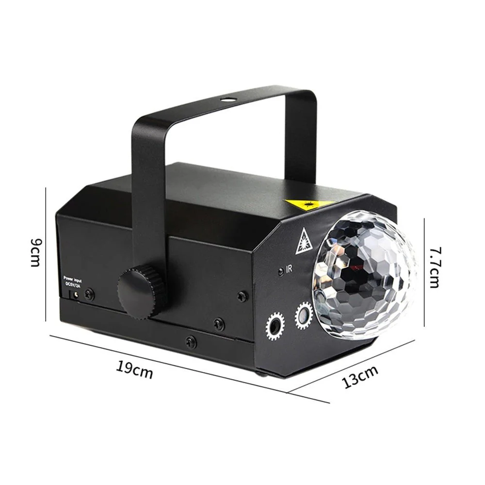 CRONY 16 patterns led laser magic ball light RGB DJ Disco projector with remote control indoor party laser light - Image 10
