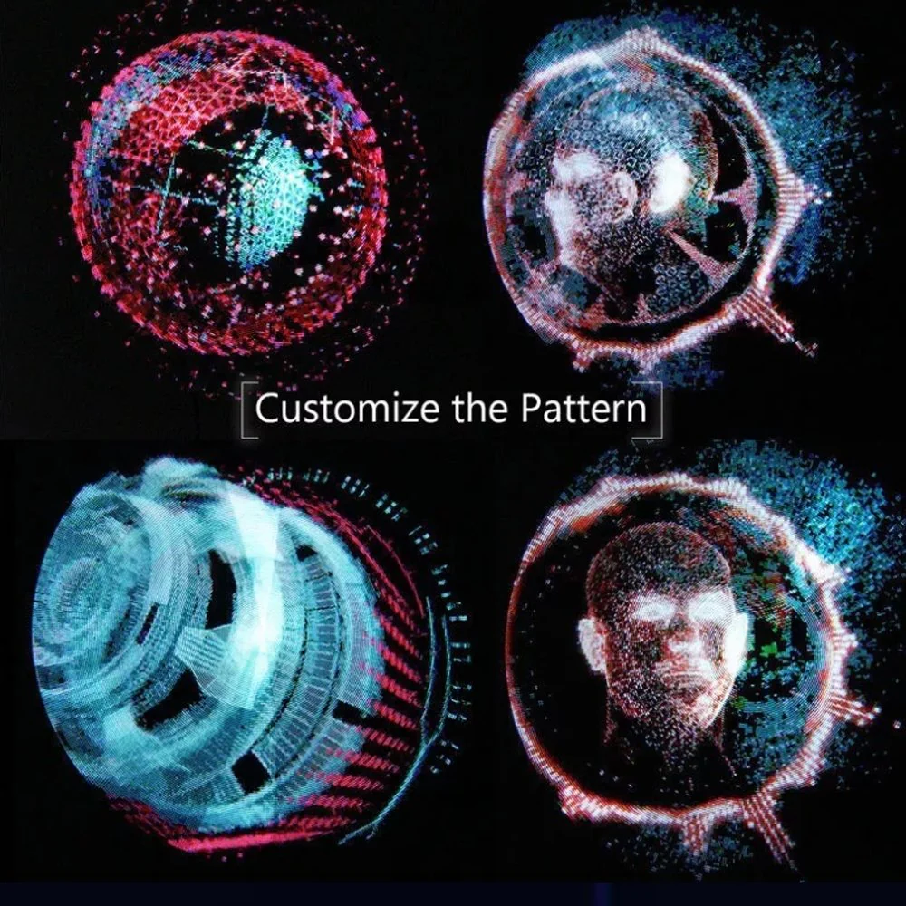 CRONY 3D Hologram Advertising 65cm Fan Screen with Stitching WiFi APP Control 3D holographic Fan 3D Advertising LED display Can be combined - Image 17
