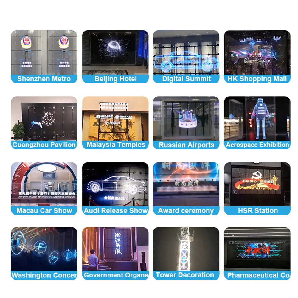 CRONY 3D Hologram Advertising 65cm Fan Screen with Stitching WiFi APP Control 3D holographic Fan 3D Advertising LED display Can be combined - Image 5
