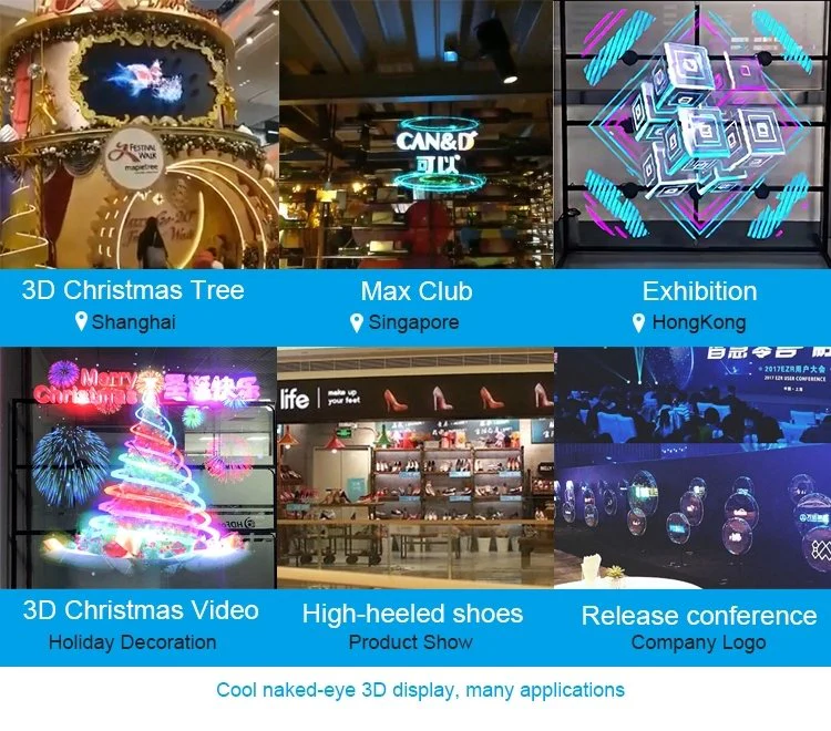 CRONY 3D Hologram Advertising 65cm Fan Screen with Stitching WiFi APP Control 3D holographic Fan 3D Advertising LED display Can be combined - Image 9