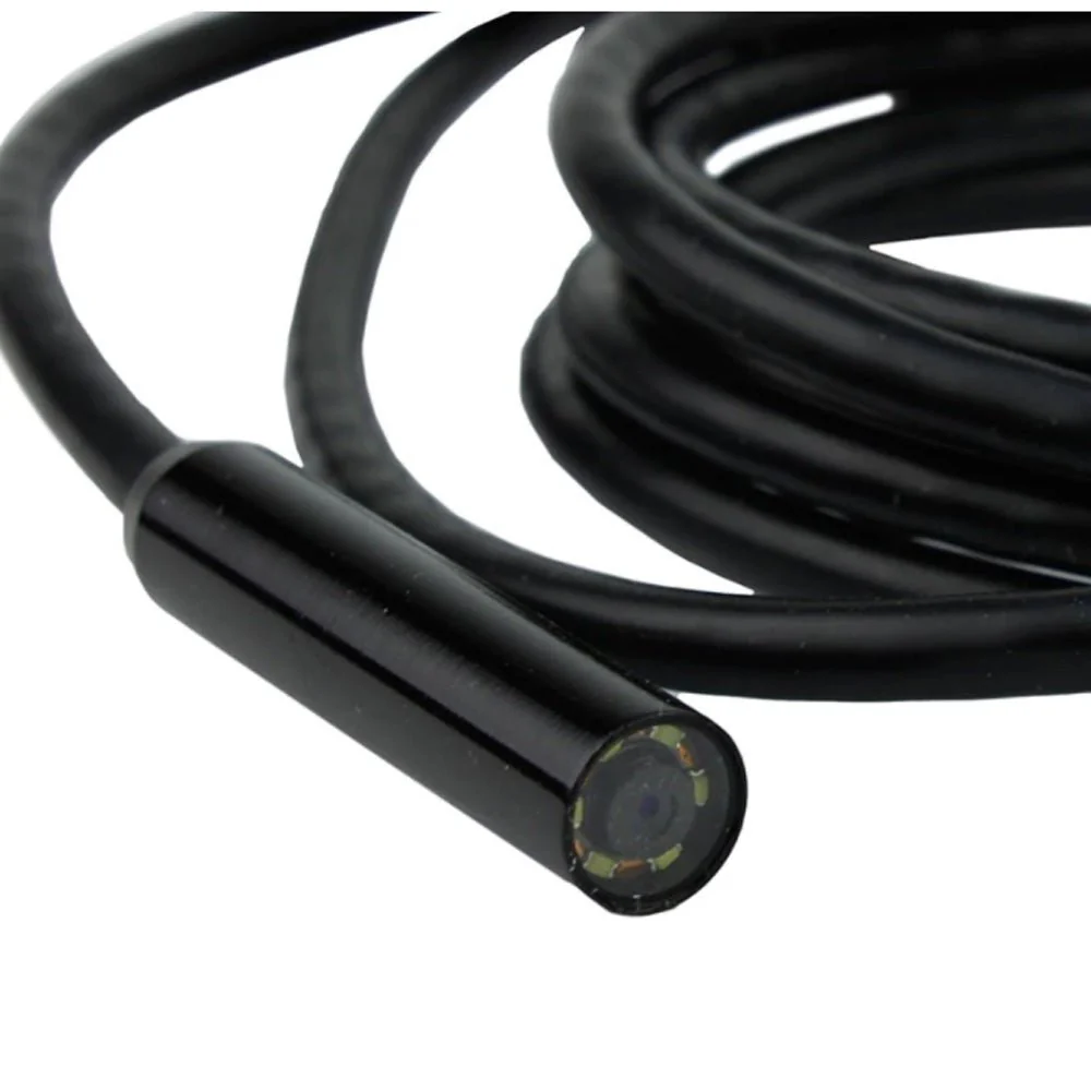 CRONY 5M USB Wire Endoscope Camera Waterproof USB Endoscope Inspection Camera for Parts Length 5m Lens Diameter: 9mm | Black - Image 4