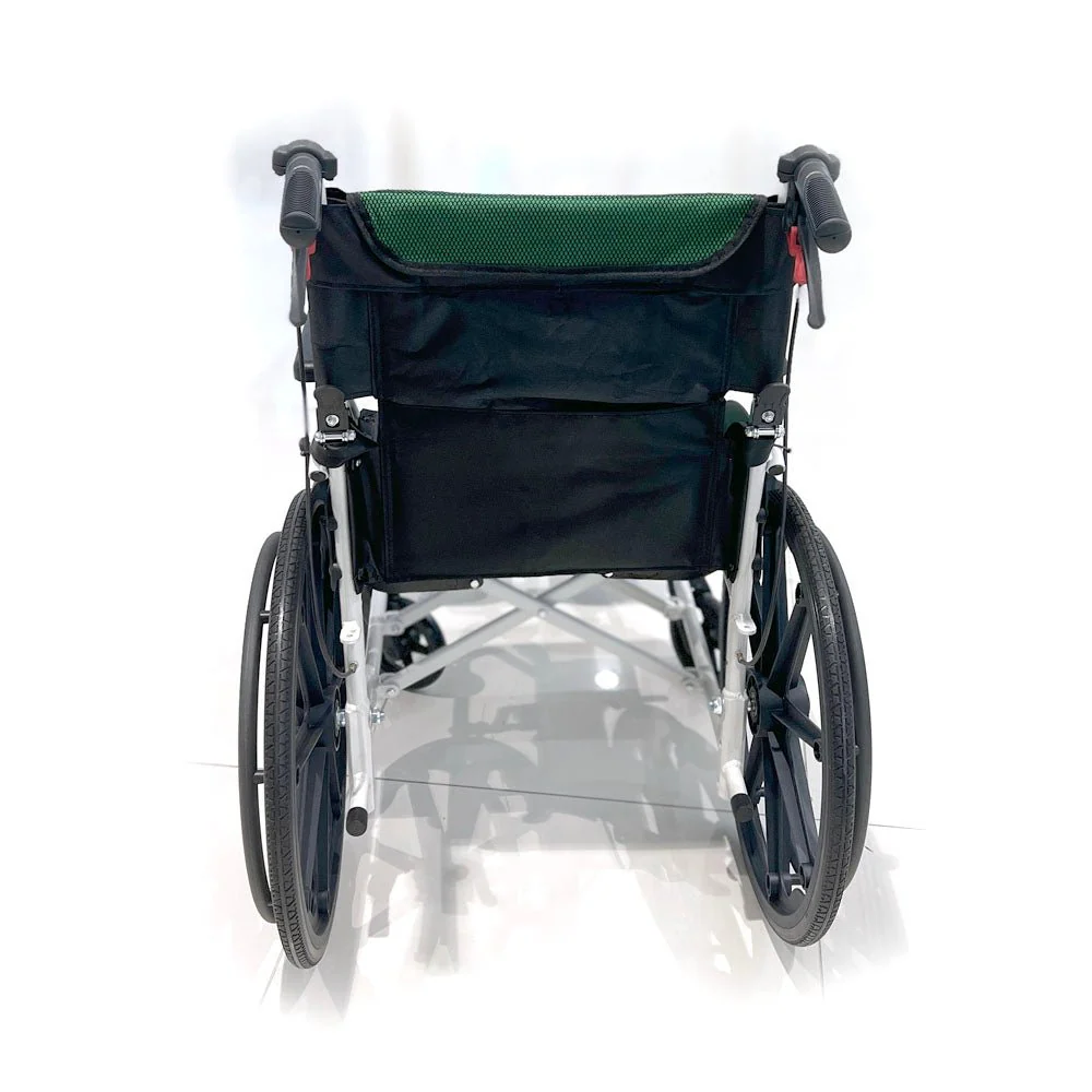 CRONY 6012-20 Hand-pushed Collapsible wheelchair With toilet Convenient four-brake folding Wheelchairs - Image 13