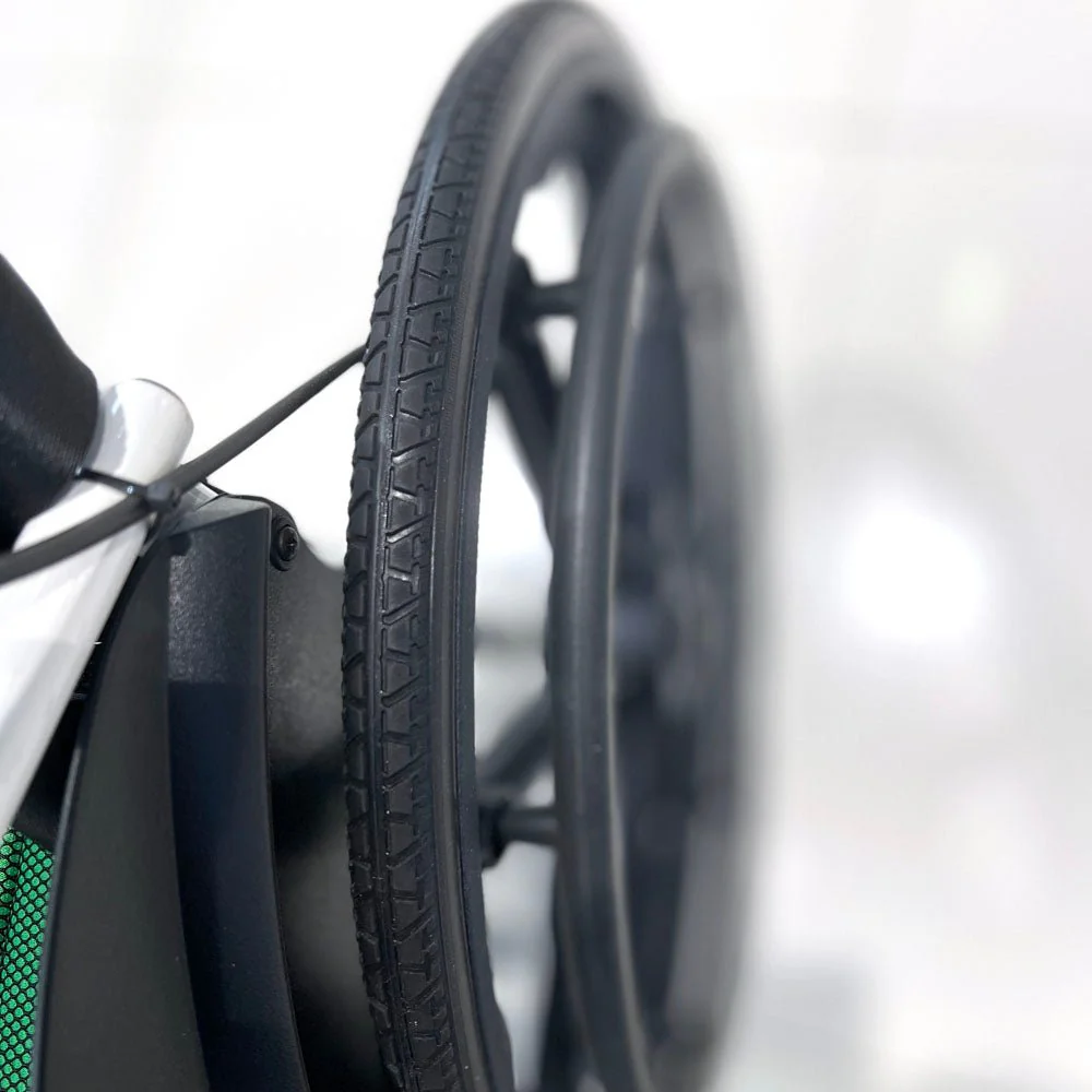 CRONY 6012-20 Hand-pushed Collapsible wheelchair With toilet Convenient four-brake folding Wheelchairs - Image 14