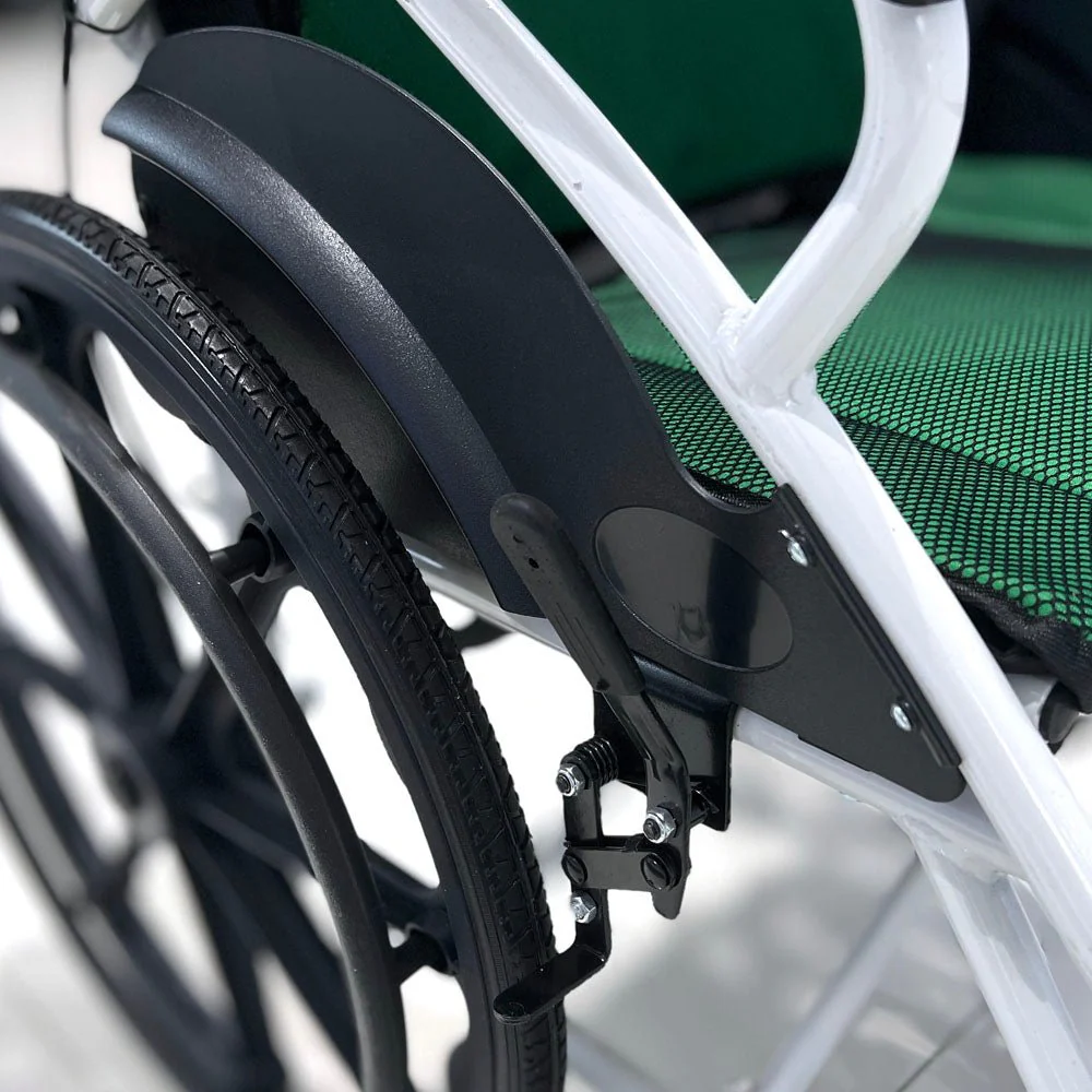 CRONY 6012-20 Hand-pushed Collapsible wheelchair With toilet Convenient four-brake folding Wheelchairs - Image 8