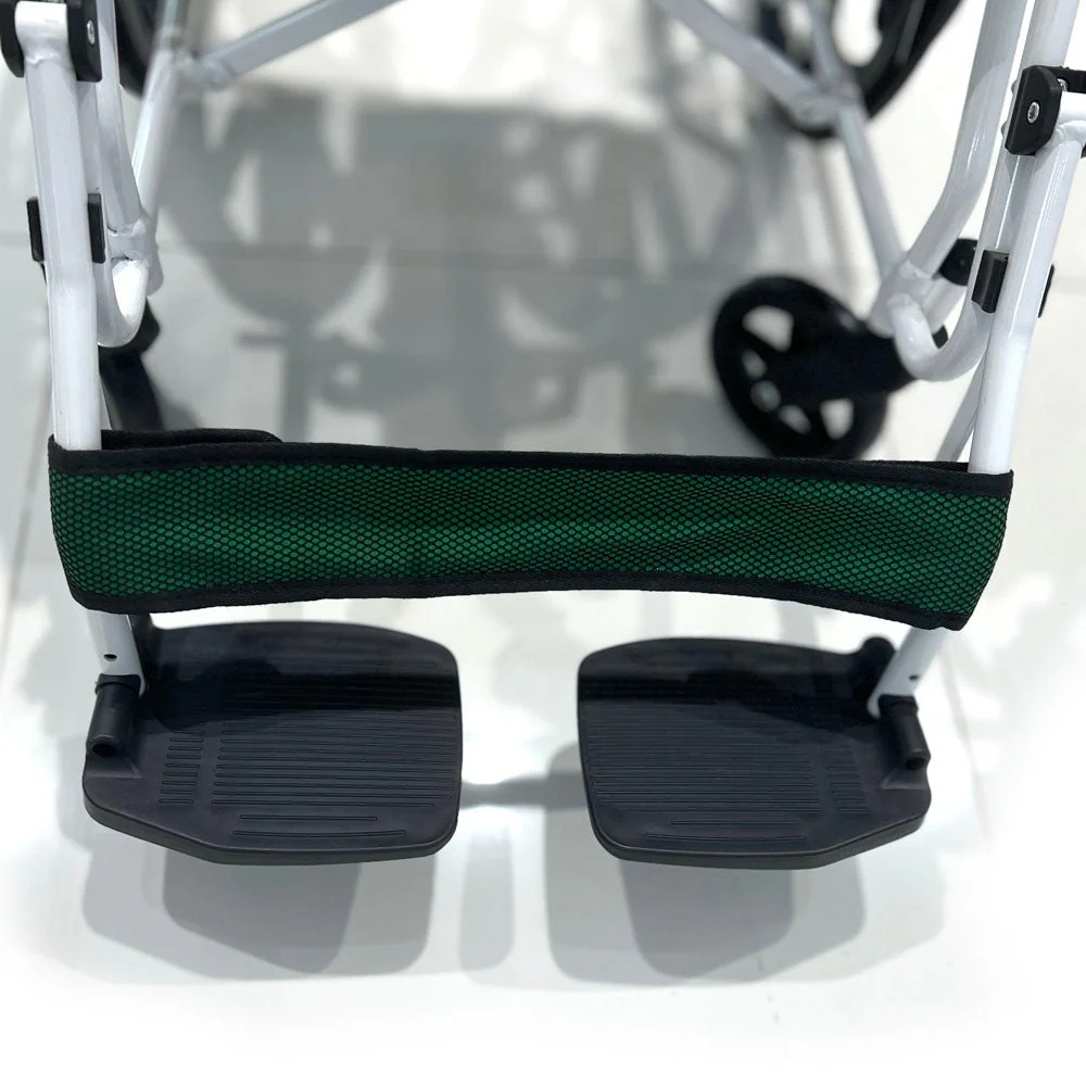 CRONY 6012-20 Hand-pushed Collapsible wheelchair With toilet Convenient four-brake folding Wheelchairs - Image 9