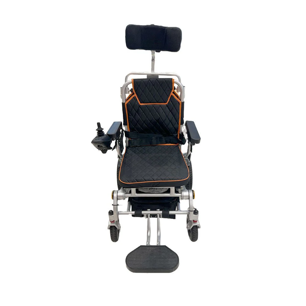CRONY 6019 Electric wheelchair High back with flatlay Electric Wheelchair for Adults All Terrain Lightweight Foldable Wheelchairs - Image 2