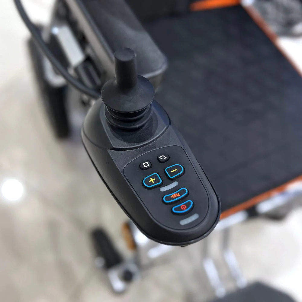 CRONY 6019 Electric wheelchair High back with flatlay Electric Wheelchair for Adults All Terrain Lightweight Foldable Wheelchairs - Image 6