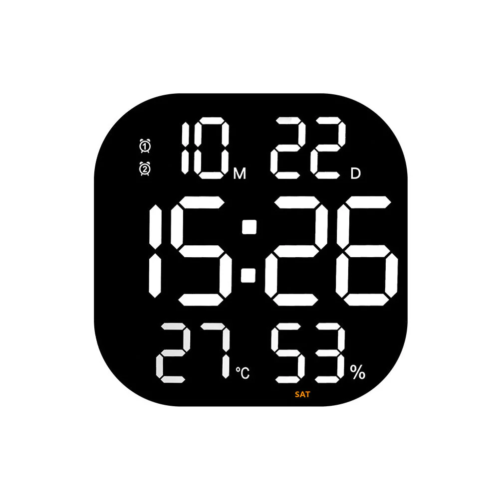 CRONY 6632 Living room countdown timer gym wall clock led acrylic decoration creative large electronic clock wall hanging - Image 2