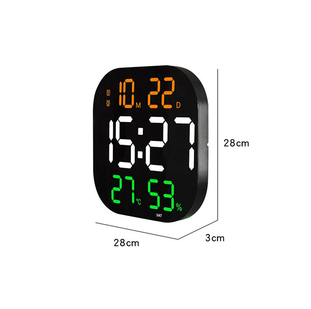 CRONY 6632 Living room countdown timer gym wall clock led acrylic decoration creative large electronic clock wall hanging - Image 9