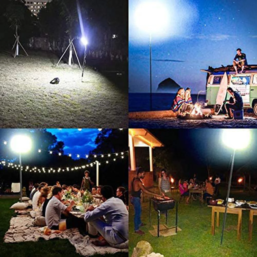 CRONY 90000W Fishing Light Light 360°Light Outdoor Telescopic Camping Rod Floodlight COB Lamp - Image 3