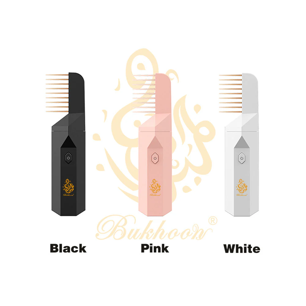 CRONY B26 Comb Bukhoor USB Portable Women Hair Bakhoor Incense Burner Dukhoon Electric Portable Incense Burner - Image 14
